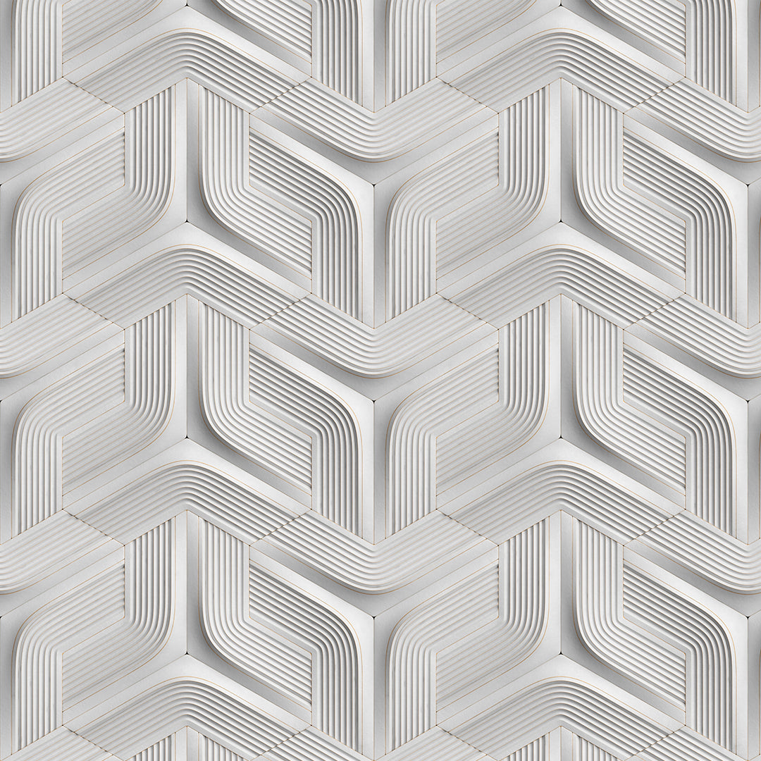 3D - 063 Patrón de Zigzag Estriado