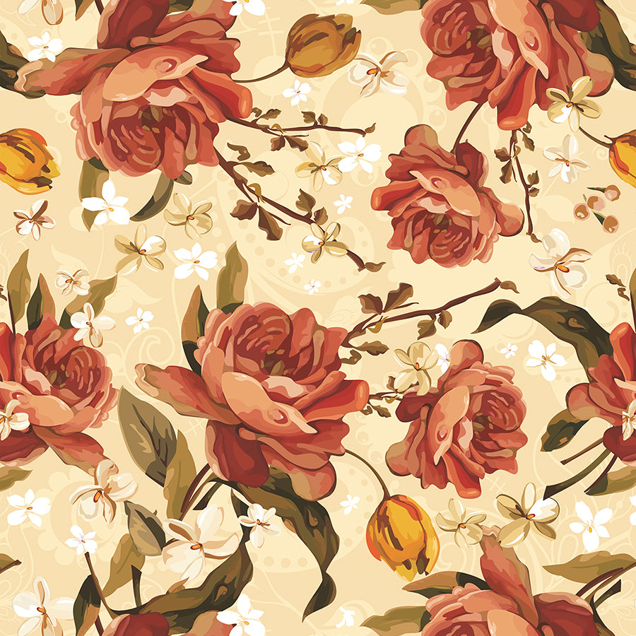 Papel Tapiz ST - 424 Patron Floral