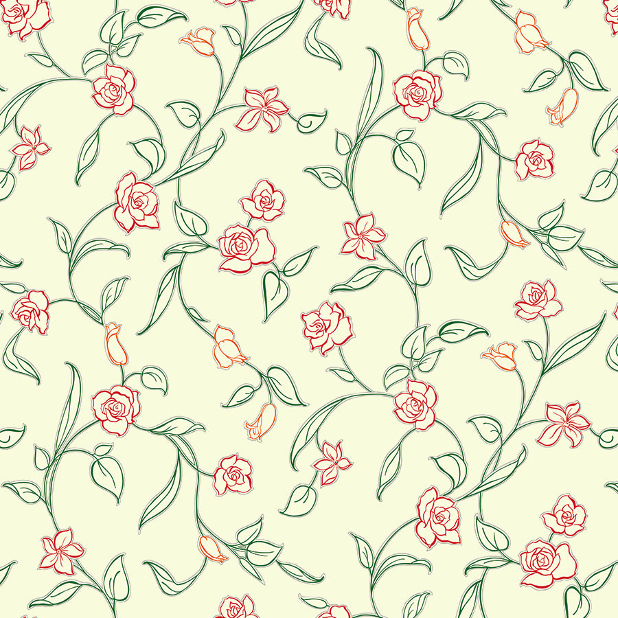 Papel Tapiz ST - 307 Patron Floral