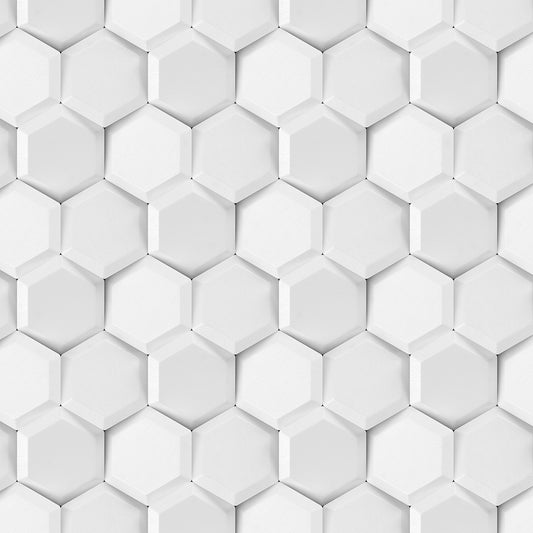 3D - 060 Textura de Hexágonos Minimalistas