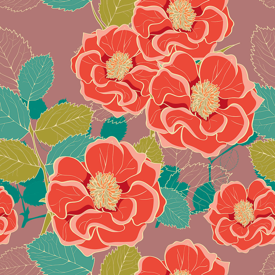 Papel Tapiz ST - 329 Patron Floral