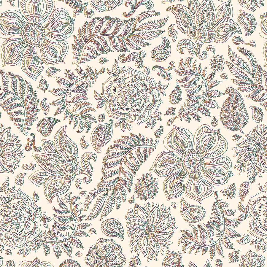Papel Tapiz ST - 348 Patron Floral